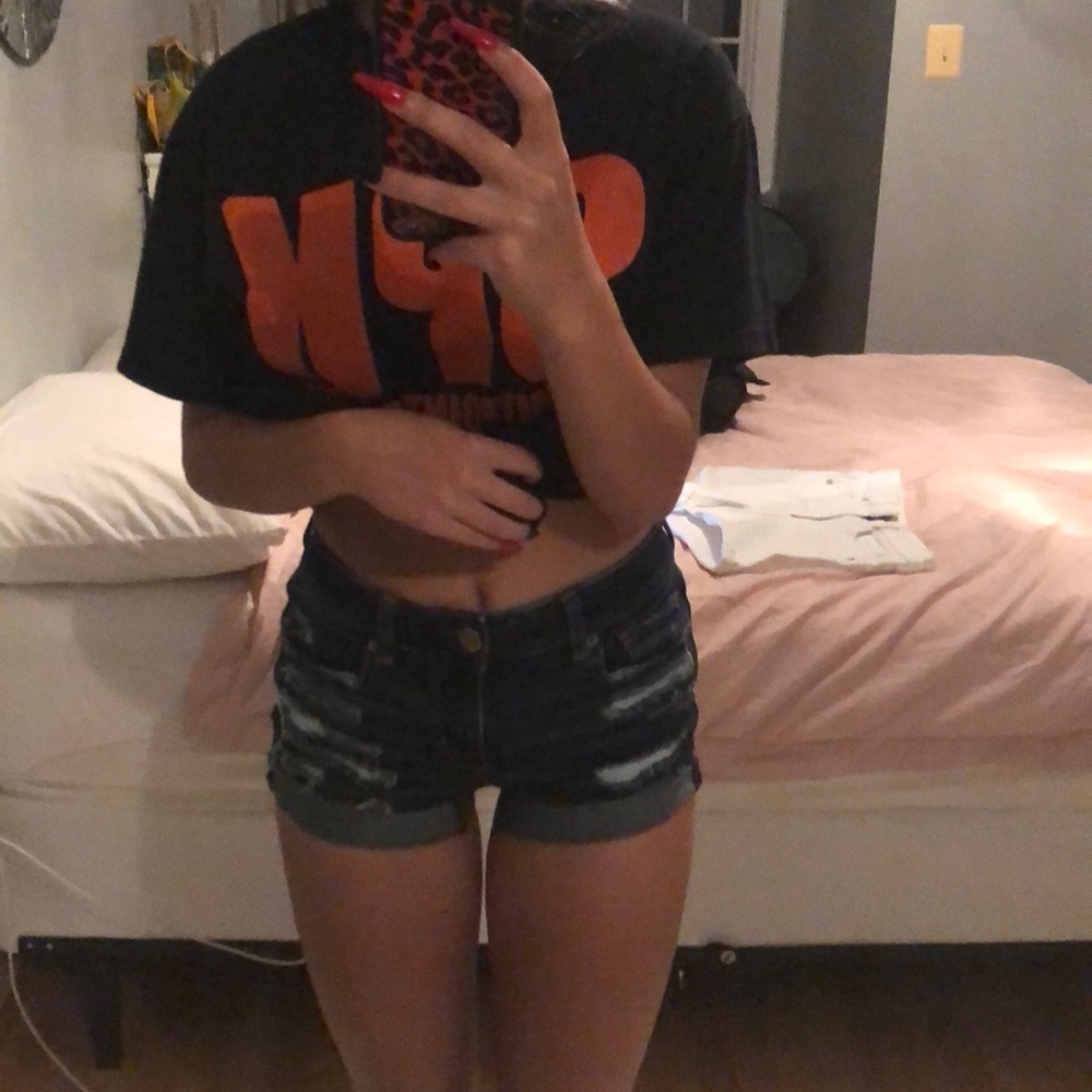 american eagle jean shorts